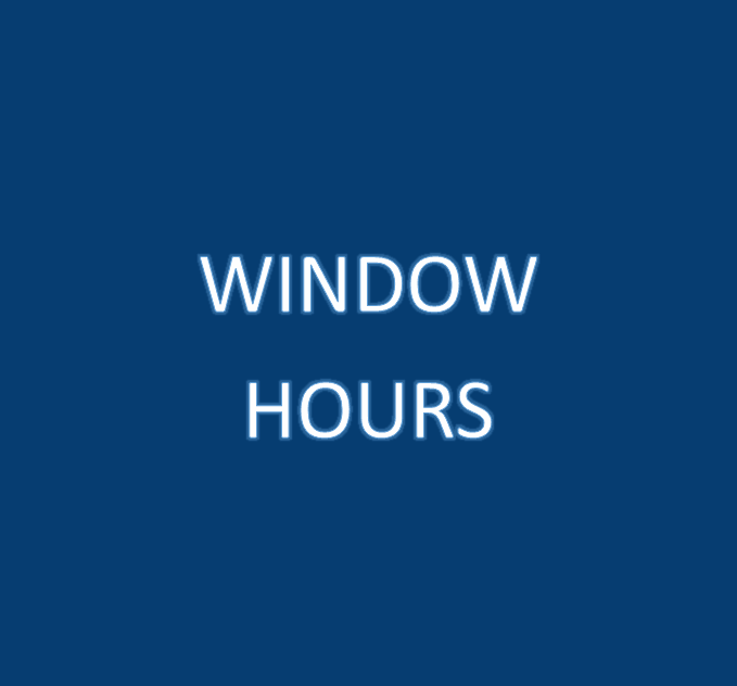 Click Here for More Information on Current Tax Collector Window Hours 