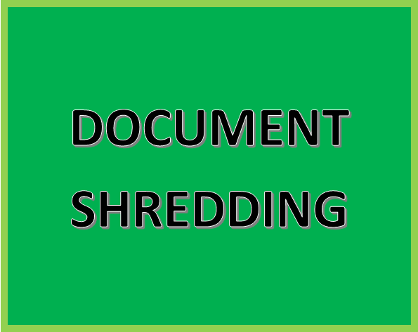 Click Here for More Information on Document Shredding 