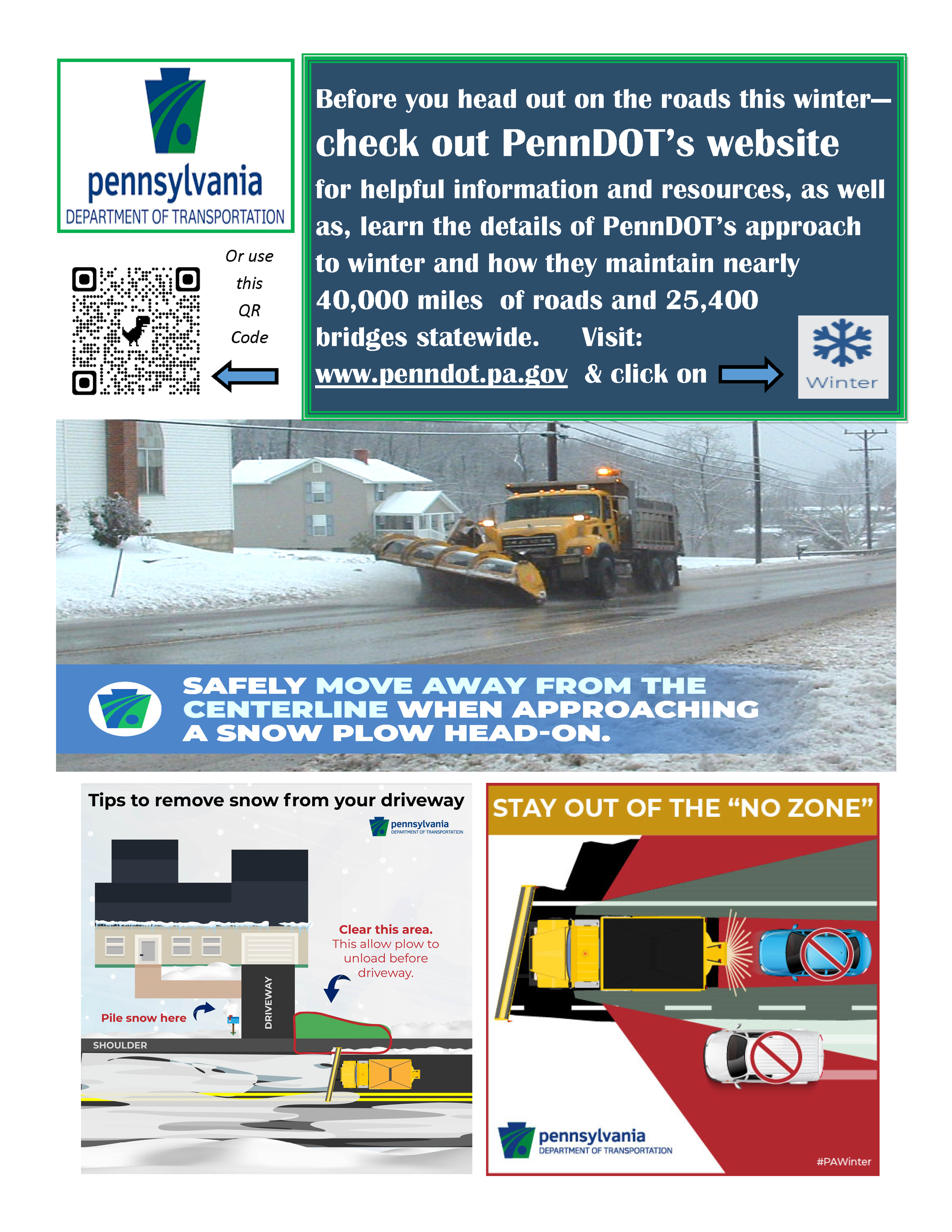 PennDOT Info Flyer - Winter Website Page - Lots of Info