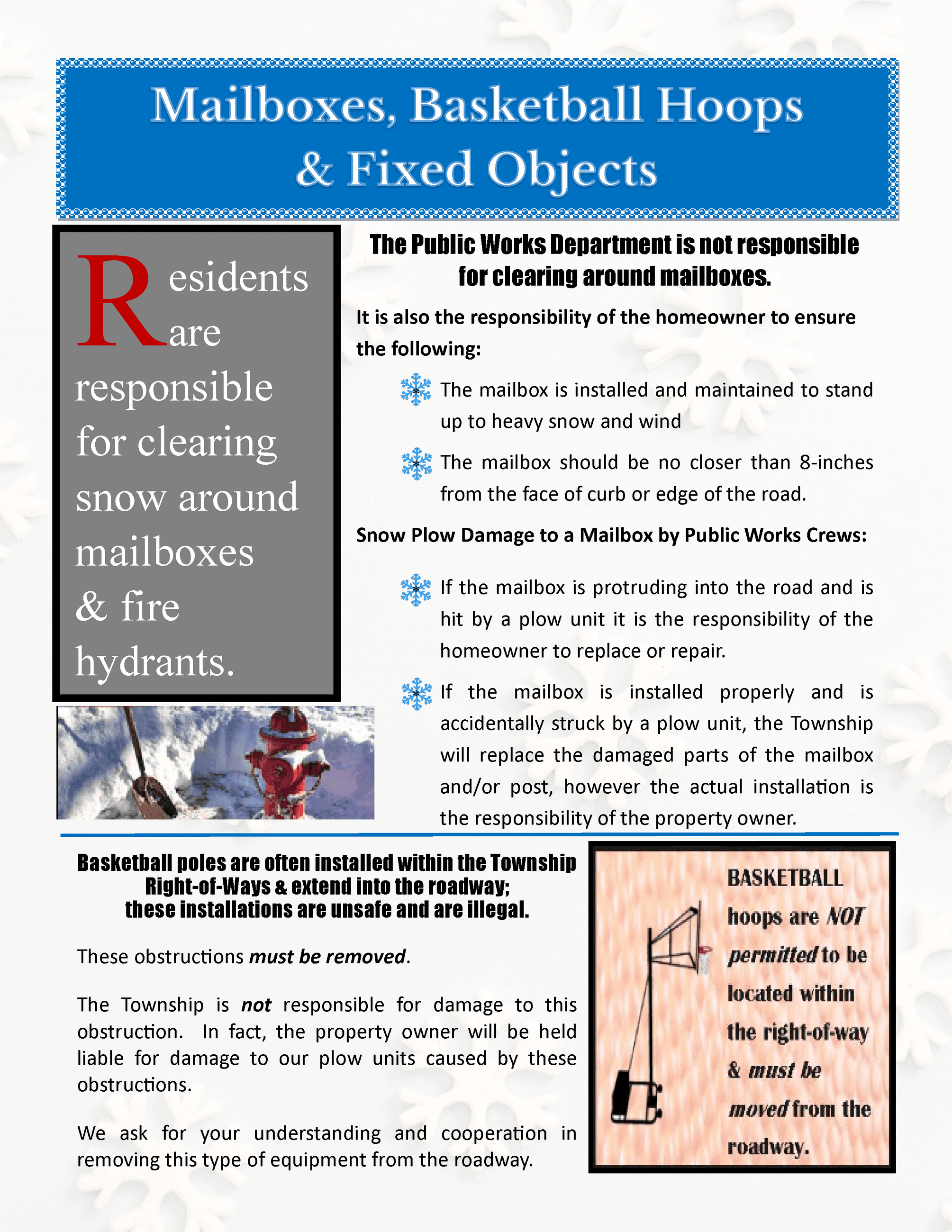 Mailboxes - Basketball Hoops