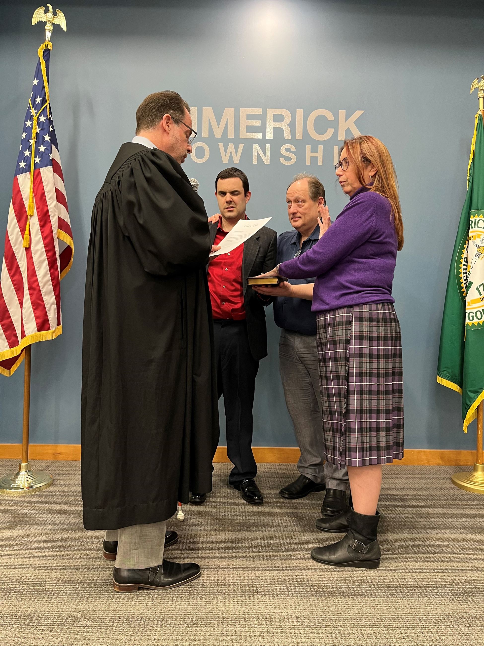 Cheryl Walraven - Swearing in photo
